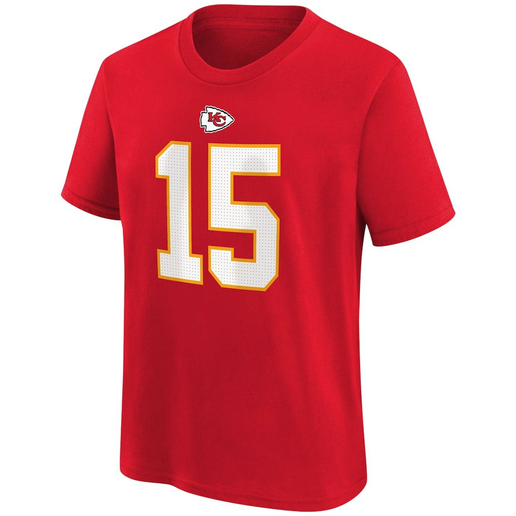 Patrick Mahomes Kansas City Chiefs Youth Player Name & Number T-Shirt - Red T-shirts