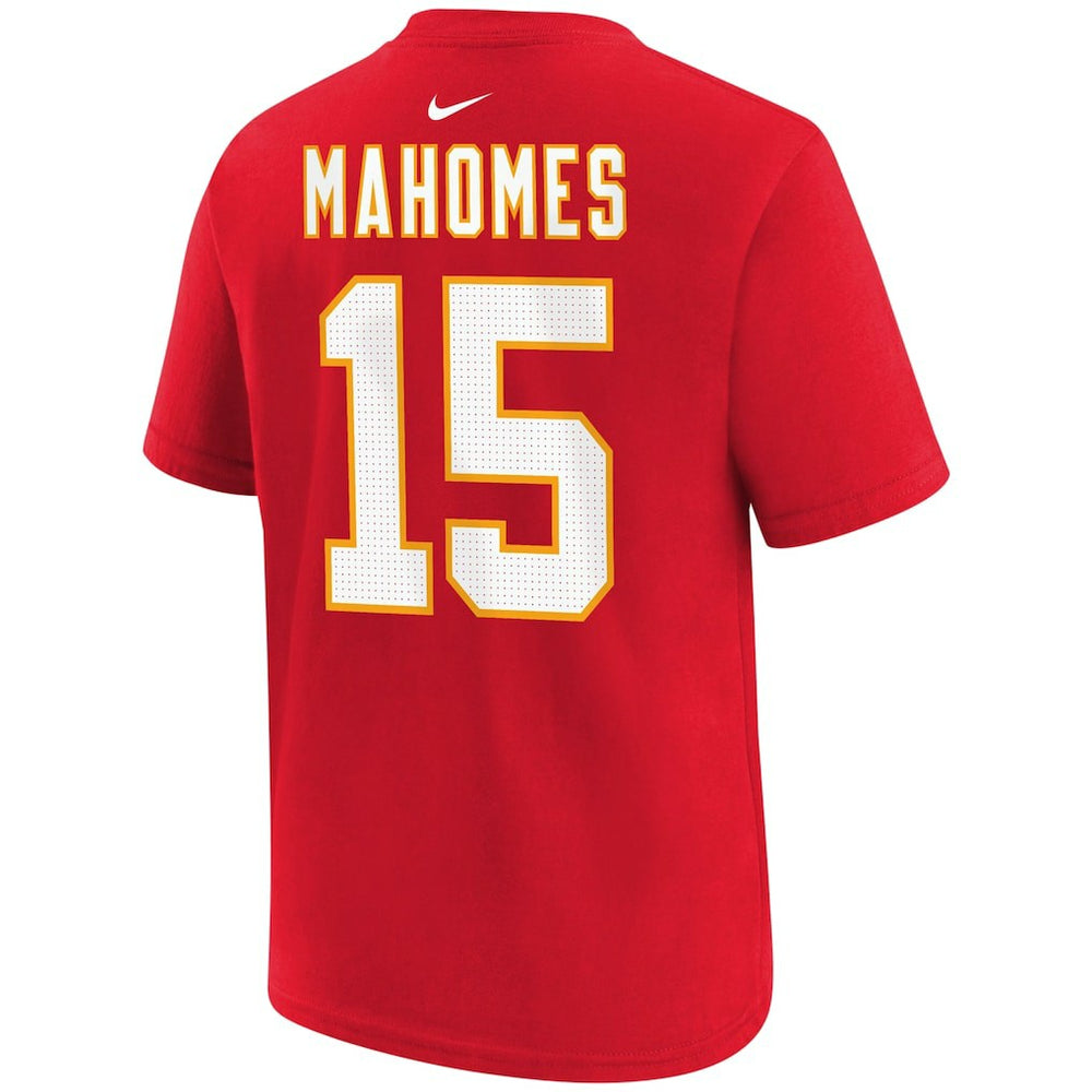 Patrick Mahomes Kansas City Chiefs Youth Player Name & Number T-Shirt - Red T-shirts