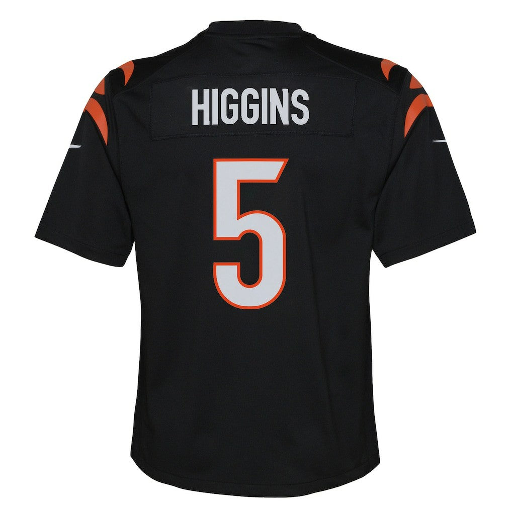 Tee Higgins Cincinnati Bengals Youth Game Jersey - Black Jerseys