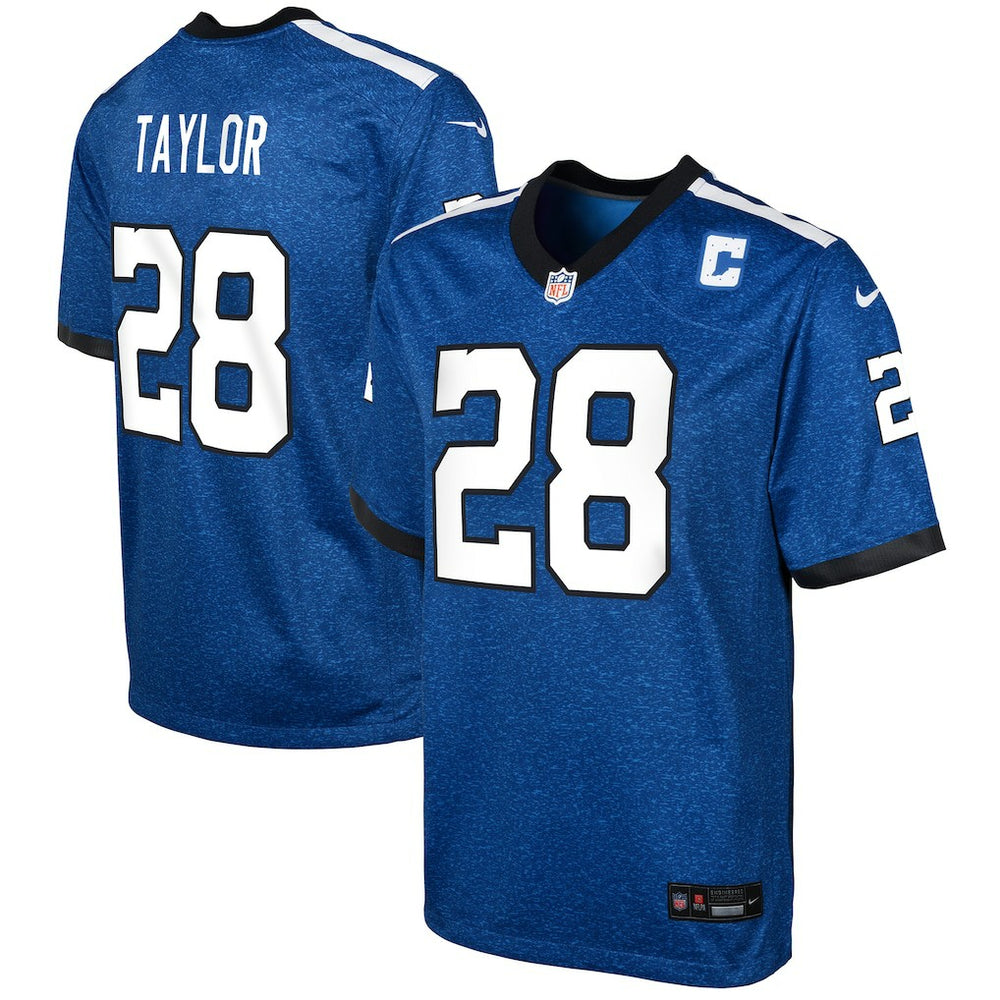 Jonathan Taylor Indianapolis Colts Youth Game Jersey - Royal Jerseys