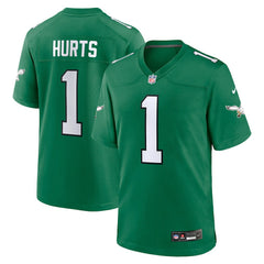 Jalen Hurts Philadelphia Eagles Youth Game Jersey - Kelly Green Jerseys