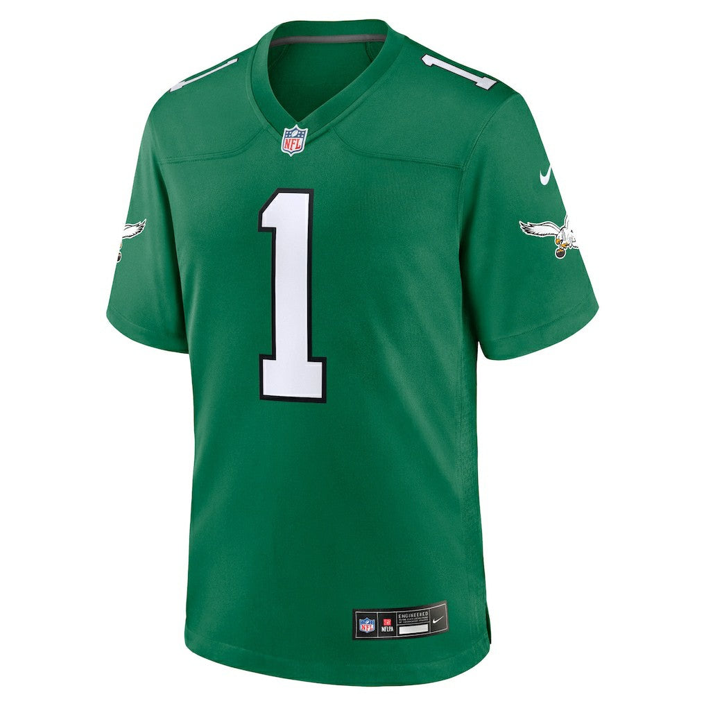 Jalen Hurts Philadelphia Eagles Youth Game Jersey - Kelly Green Jerseys