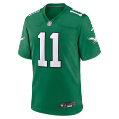 A.J. Brown Philadelphia Eagles Youth Game Jersey - Kelly Green Jerseys