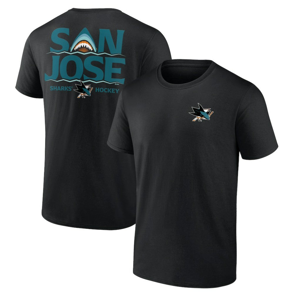 San Jose Sharks Territorial T-Shirt - Black | US 5194607