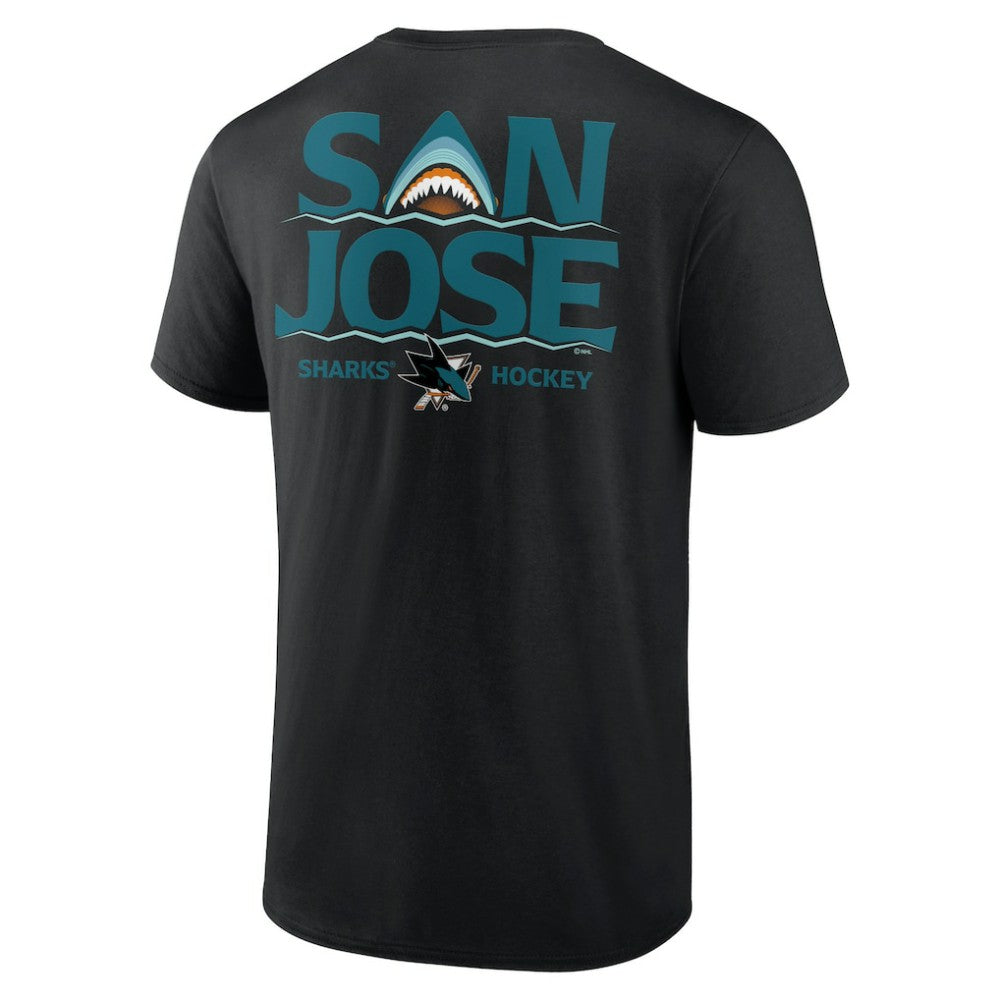 San Jose Sharks Territorial T-Shirt - Black | US 5194607