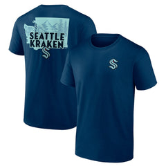 Seattle Kraken Territorial T-Shirt - Deep Sea Blue | US 5194608