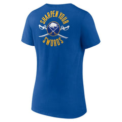 Buffalo Sabres Women's Territorial V-Neck T-Shirt - Royal | US 5194609