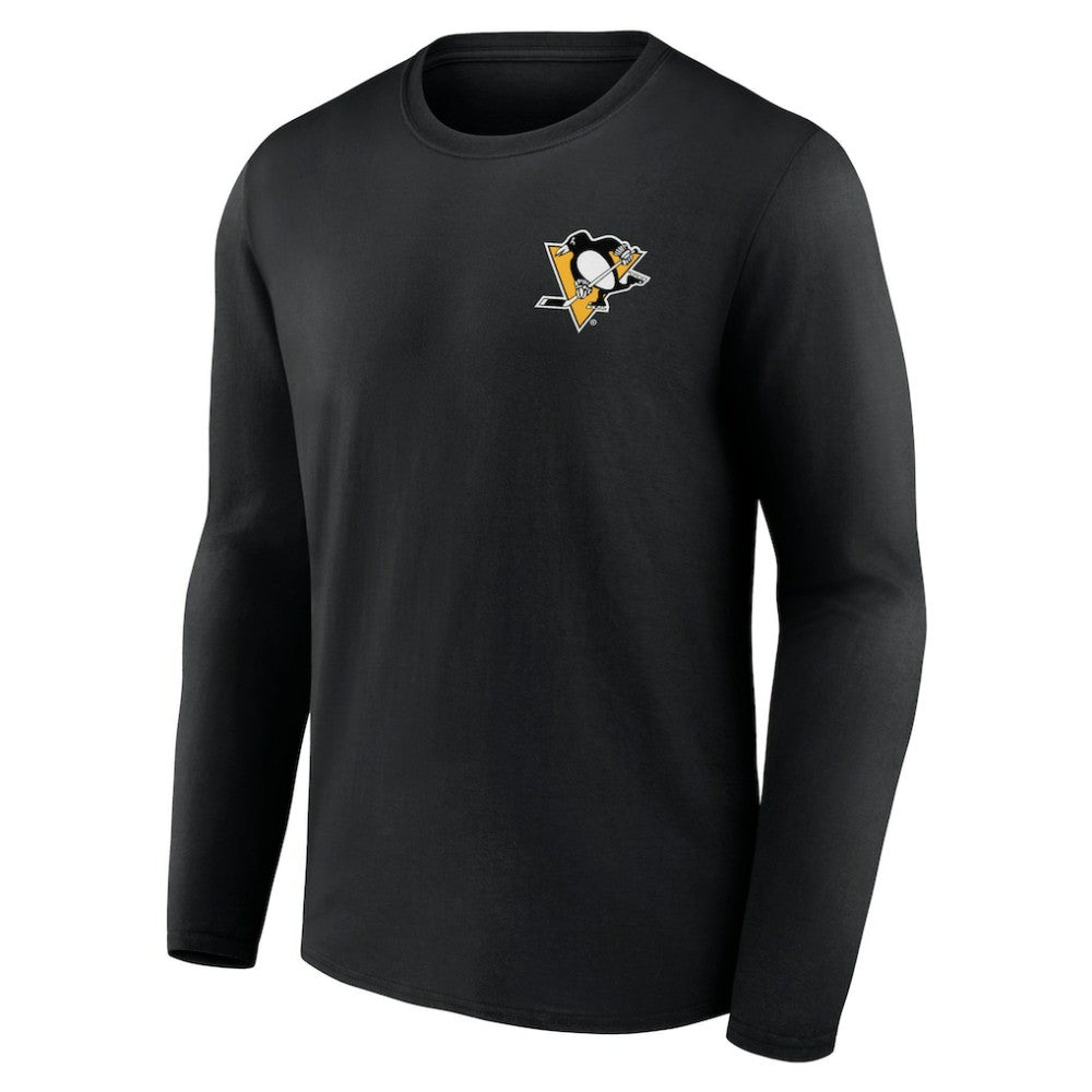 Pittsburgh Penguins Territorial Long Sleeve T-Shirt - Black | US 5194615