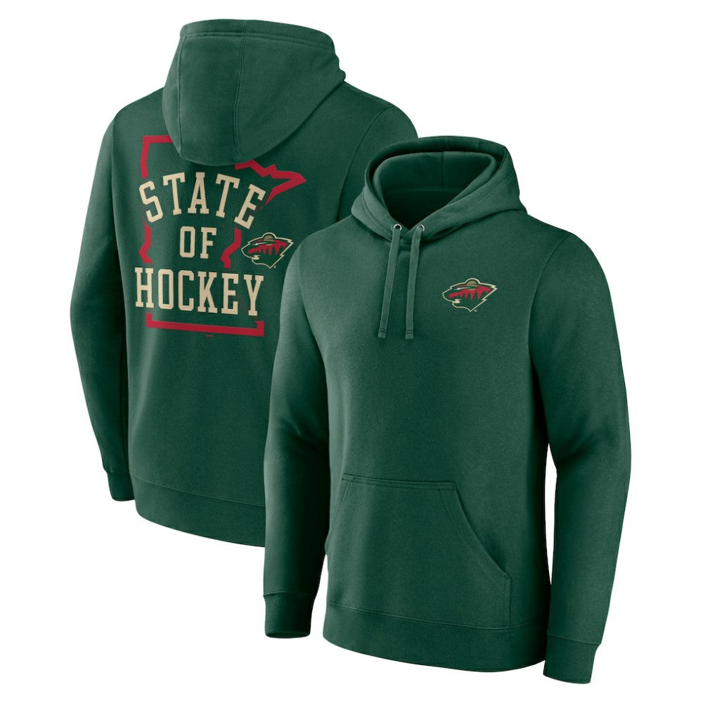 Minnesota Wild Territorial Pullover Hoodie - Green | US 5194617
