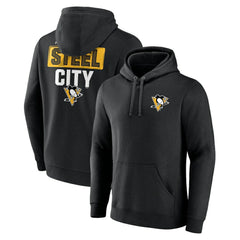 Pittsburgh Penguins Territorial Pullover Hoodie - Black | US 5194619