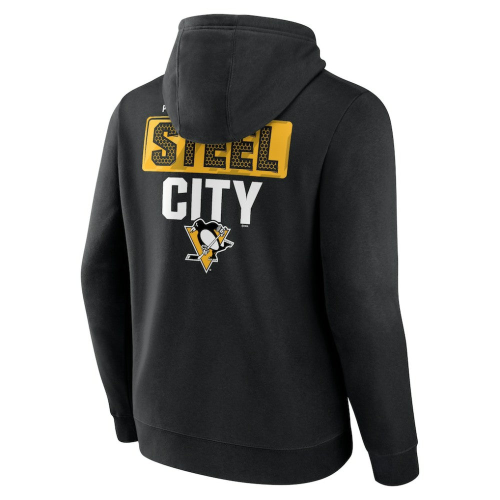Pittsburgh Penguins Territorial Pullover Hoodie - Black | US 5194619