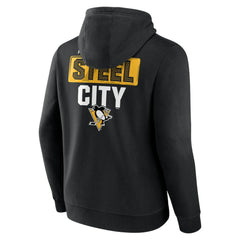 Pittsburgh Penguins Territorial Pullover Hoodie - Black | US 5194619