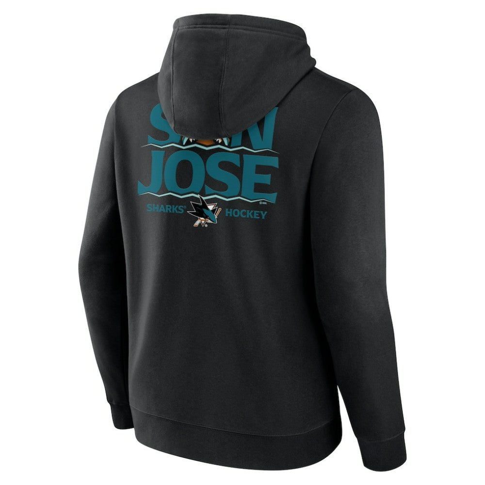 San Jose Sharks Territorial Pullover Hoodie - Black | US 5194620