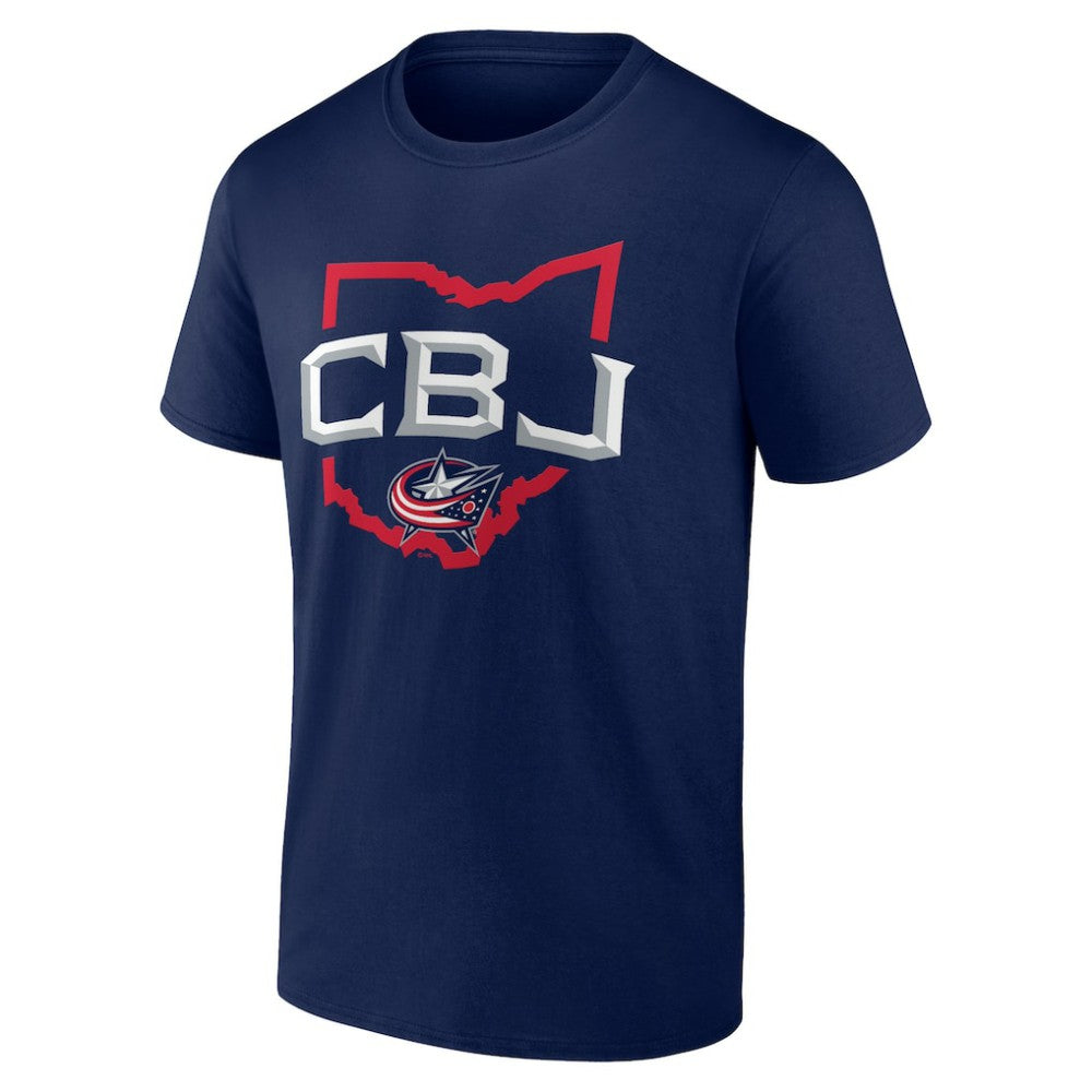Columbus Blue Jackets Represent T-Shirt - Navy | US 5195386