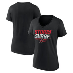 Carolina Hurricanes Women's Represent V-Neck T-Shirt - Black | US 5195434