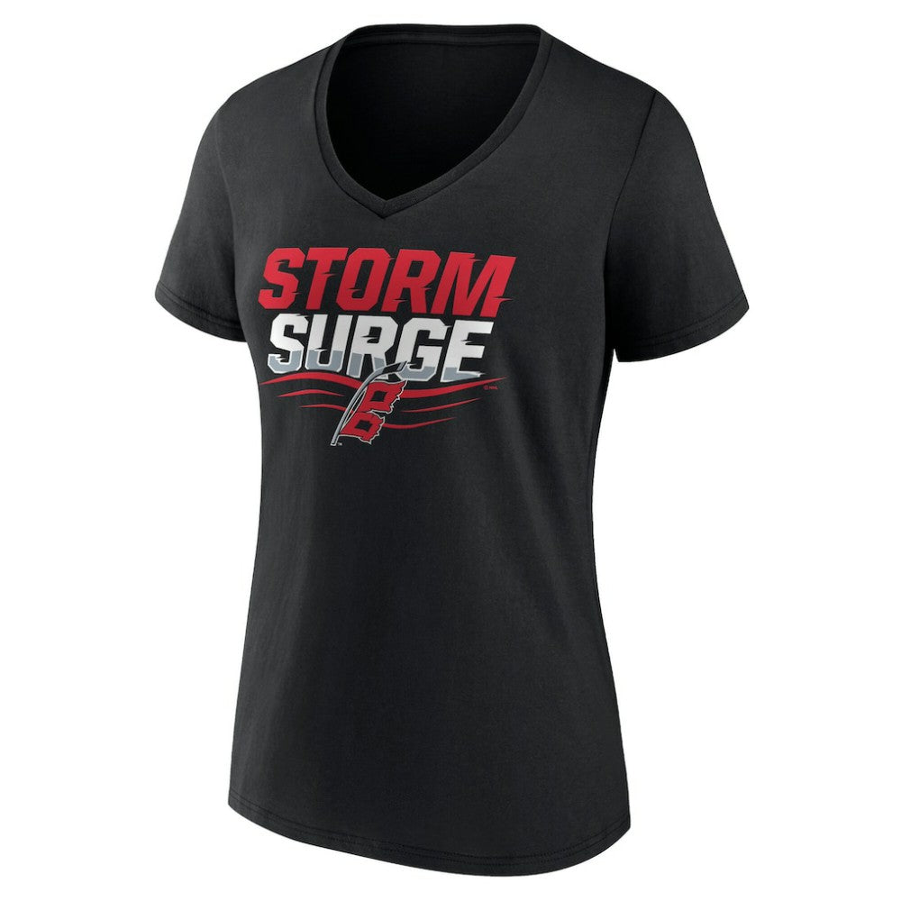 Carolina Hurricanes Women's Represent V-Neck T-Shirt - Black | US 5195434