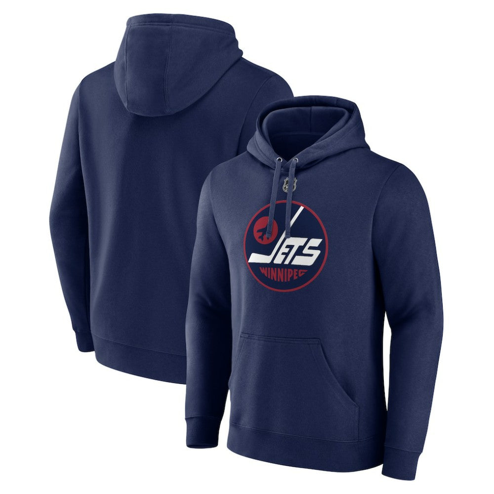 Winnipeg Jets Alternate Logo Pullover Hoodie - Navy | US 5197039