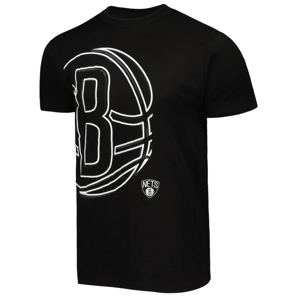 Brooklyn Nets Stadium Essentials Unisex Element Logo Pop T-Shirt Black