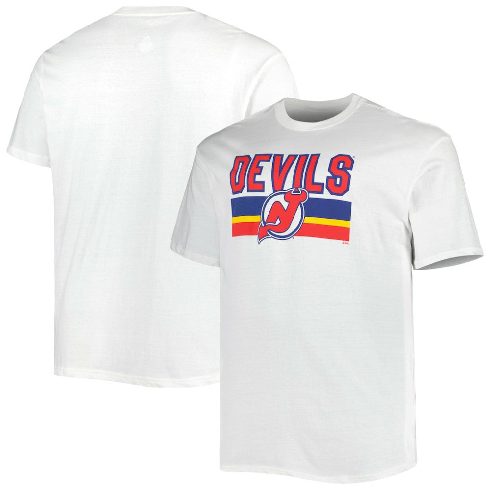 New Jersey Devils Fanatics Big & Tall Special Edition 2.0 T-Shirt - White | US 5197740