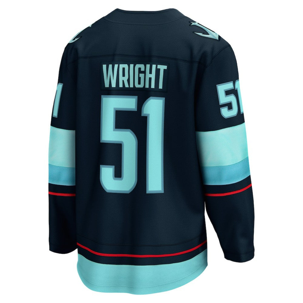Shane Wright Seattle Kraken Fanatics Men's Home Breakaway Player Jersey - Deep Sea Blue | US 5201602