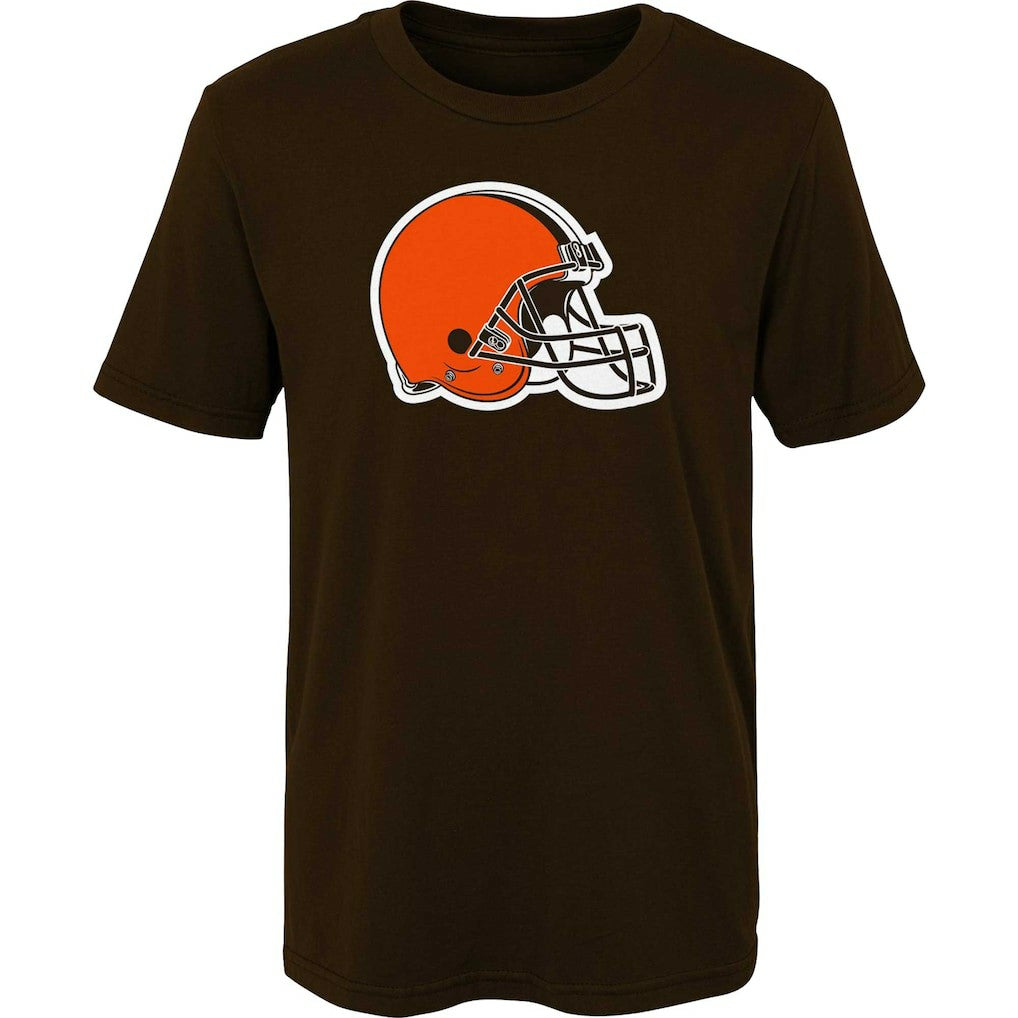 Cleveland Browns Preschool Primary Logo T-Shirt - Brown T-shirts