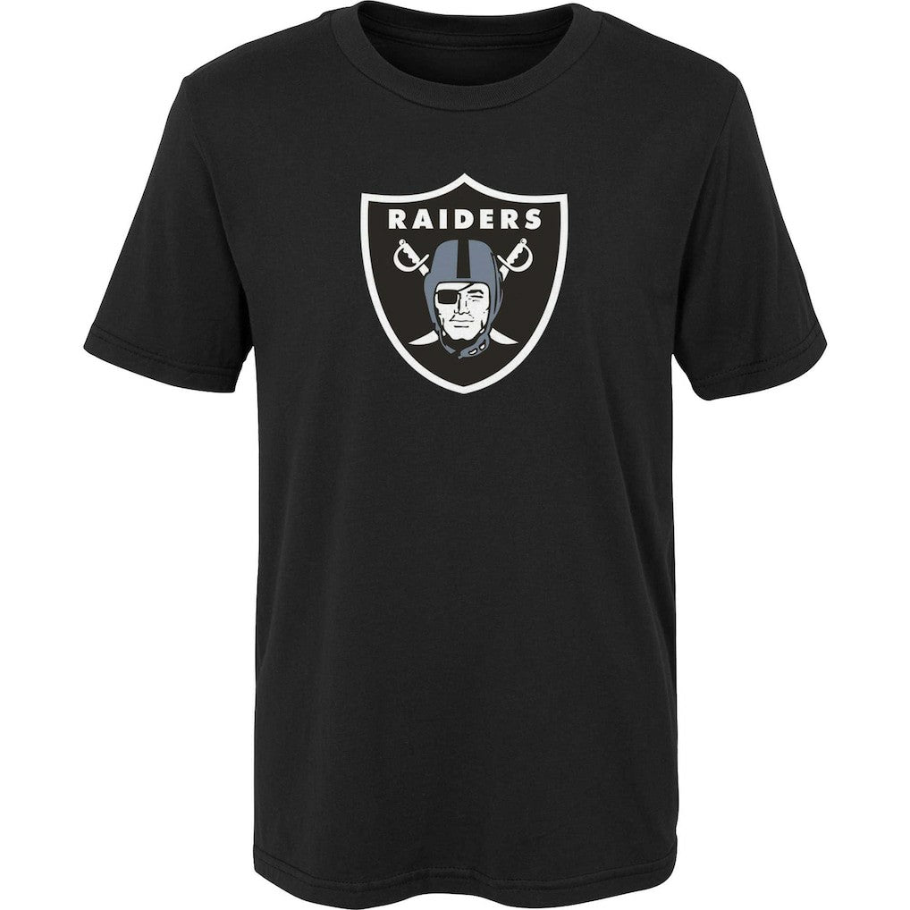 Las Vegas Raiders Preschool Primary Logo T-Shirt - Black T-shirts