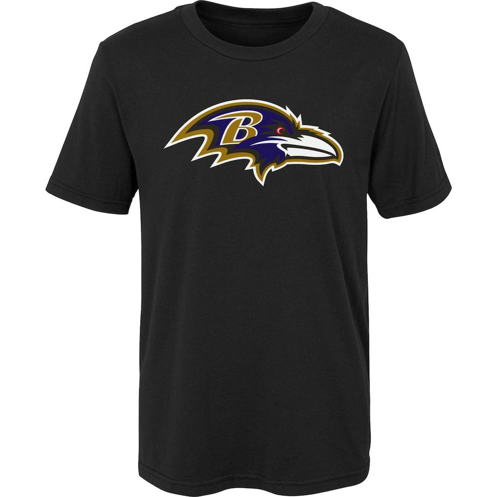 Baltimore Ravens Preschool Primary Logo T-Shirt - Black T-shirts