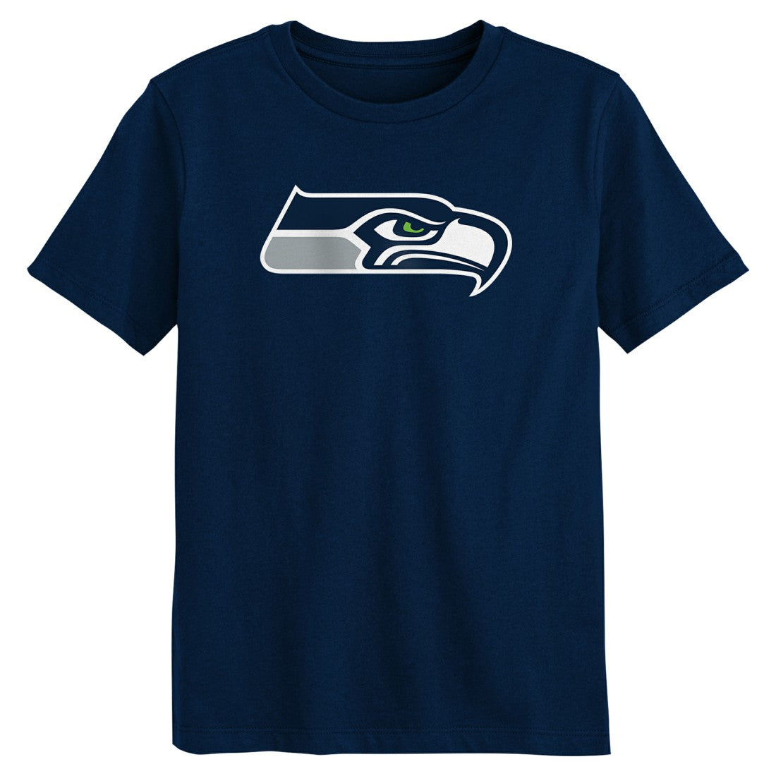 Seattle Seahawks Preschool Primary Logo T-Shirt - College Navy T-shirts