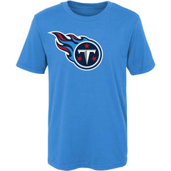 Tennessee Titans Preschool Primary Logo T-Shirt - Light Blue T-shirts