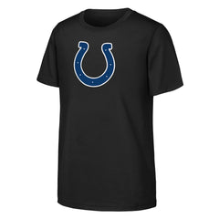 Indianapolis Colts Outerstuff Youth Primary Logo T-Shirt - Black T-shirts