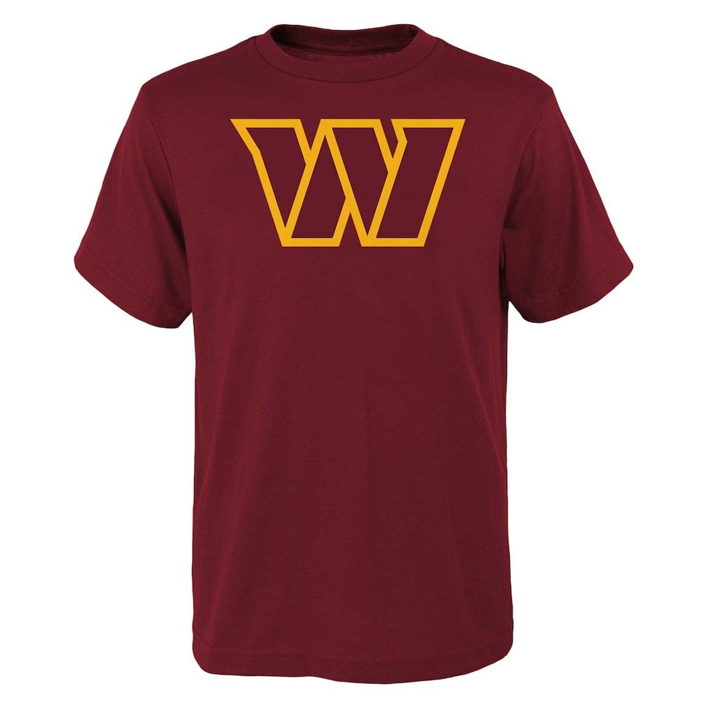 Washington Commanders Outerstuff Youth Primary Logo T-Shirt - Burgundy T-shirts