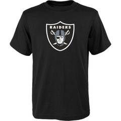 Las Vegas Raiders Outerstuff Youth Primary Logo T-Shirt - Black T-shirts