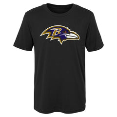 Baltimore Ravens Outerstuff Youth Primary Logo T-Shirt - Black T-shirts