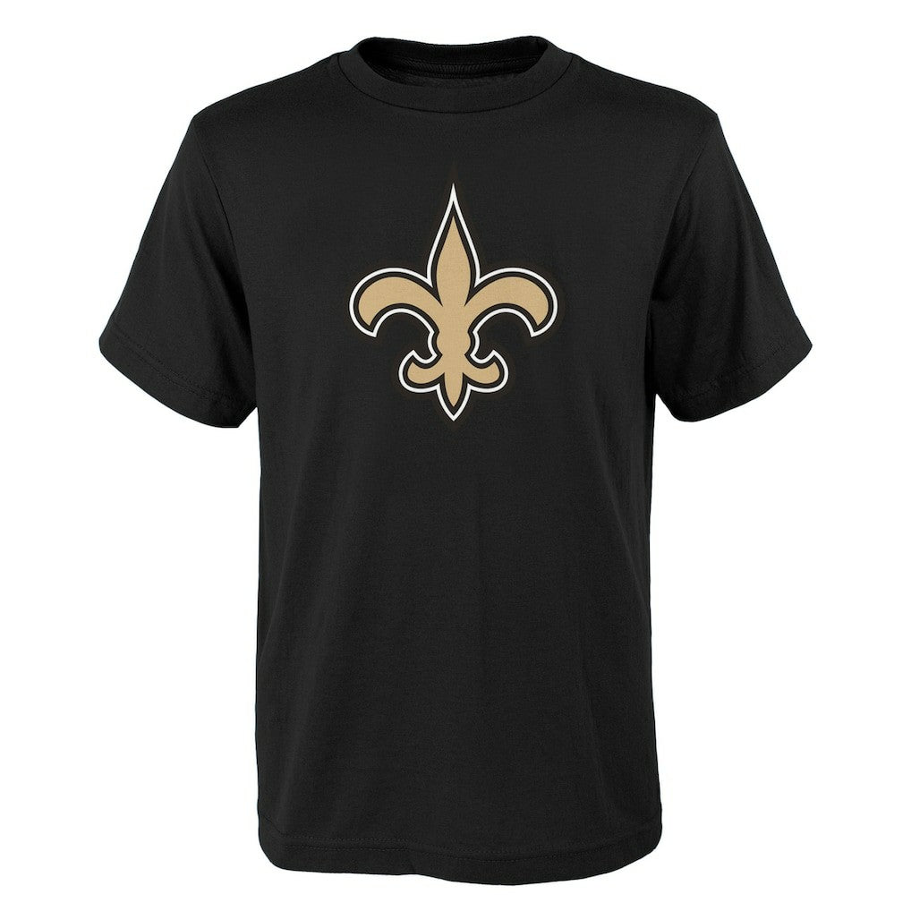 New Orleans Saints Outerstuff Youth Primary Logo T-Shirt - Black T-shirts