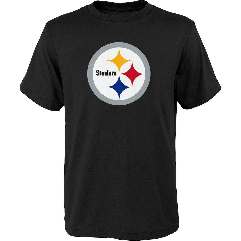 Pittsburgh Steelers Outerstuff Youth Primary Logo T-Shirt - Black T-shirts
