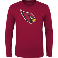 Arizona Cardinals Youth Primary Logo Long Sleeve T-Shirt - Cardinal T-shirts