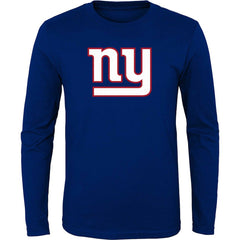 New York Giants Youth Primary Logo Long Sleeve T-Shirt - Royal T-shirts