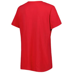 Brooklyn Nets Women's Local Performance V-Neck T-Shirt Red - Nike