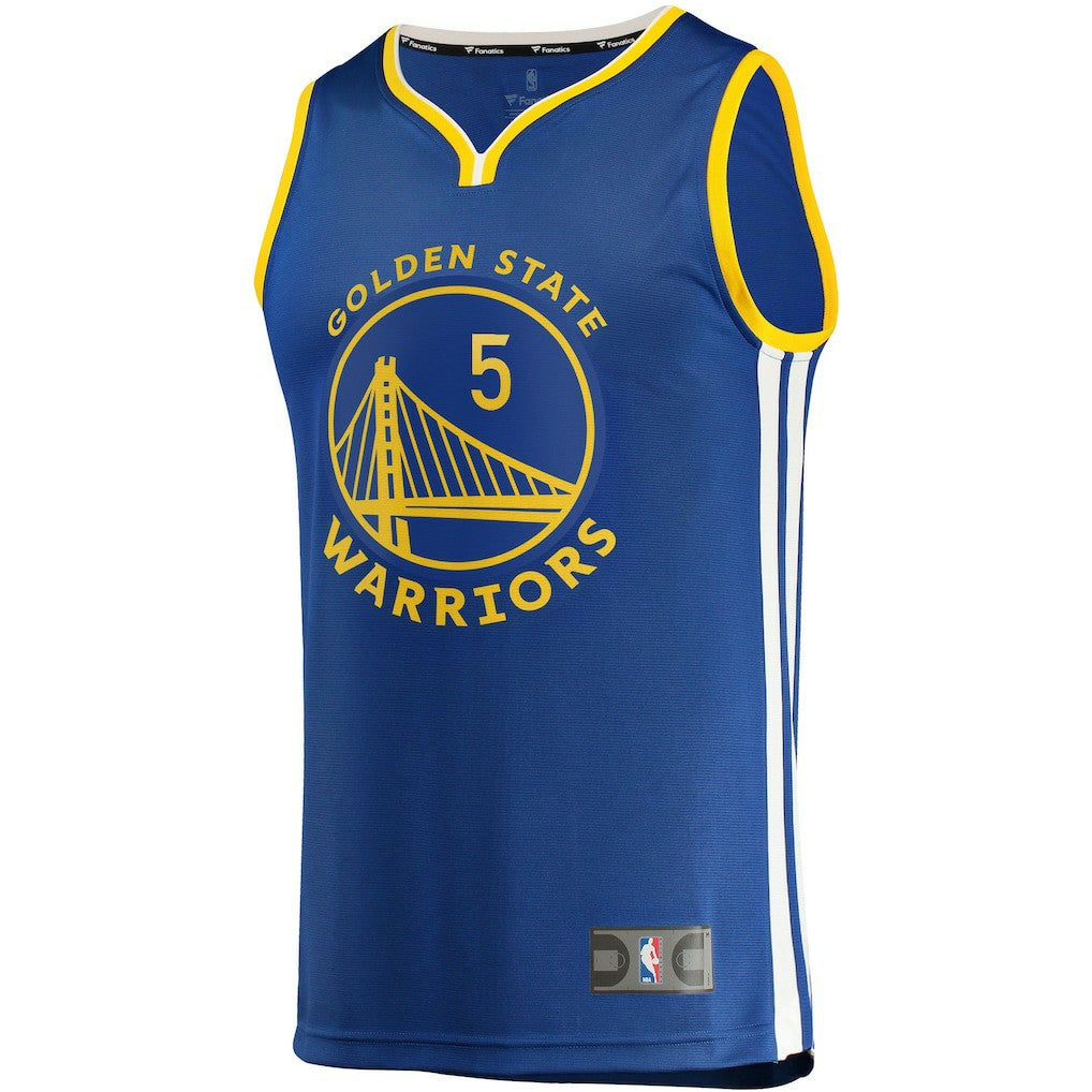 Kevon Looney Golden State Warriors Fast Break Replica Jersey Icon Editi- Blue - Fanatics