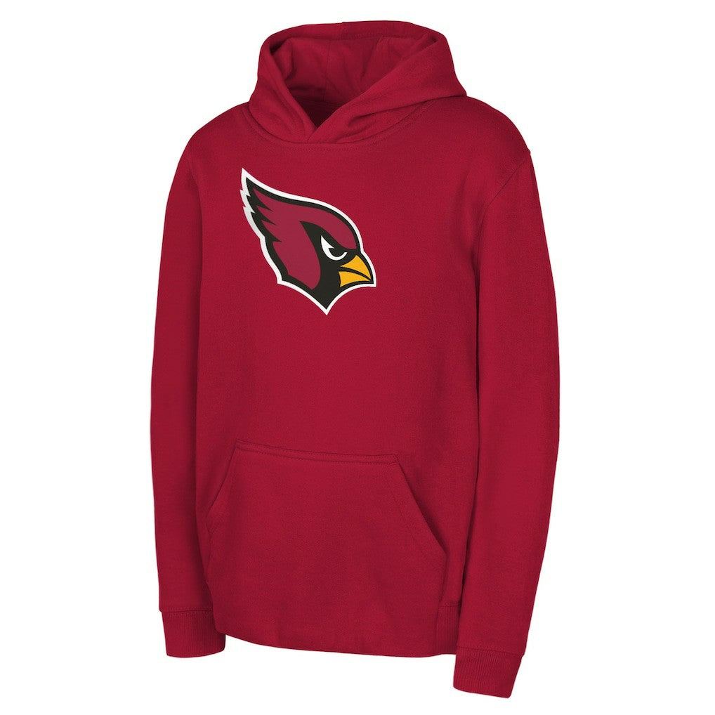 Arizona Cardinals Youth Team Logo Pullover Hoodie - Cardinal Hoodies