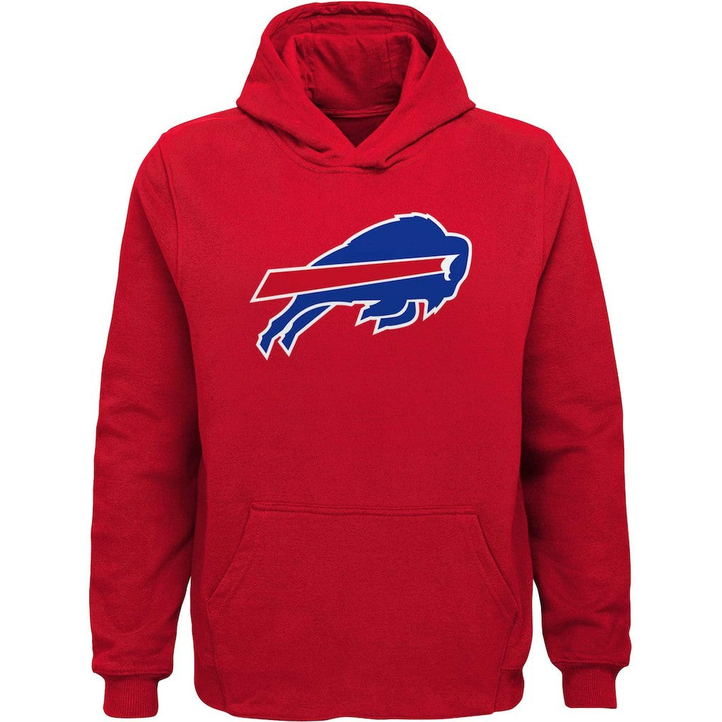 Buffalo Bills Youth Team Logo Pullover Hoodie - Red Hoodies