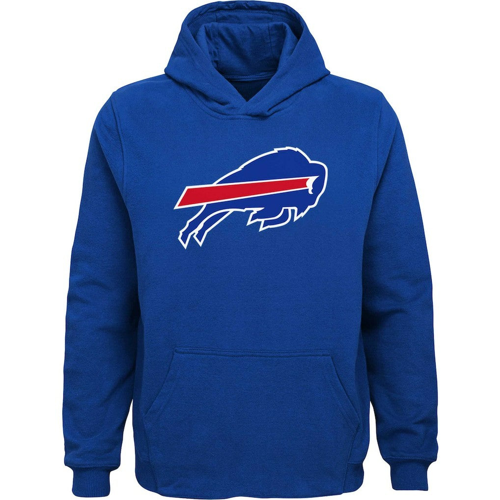 Buffalo Bills Youth Team Logo Pullover Hoodie - Royal Hoodies