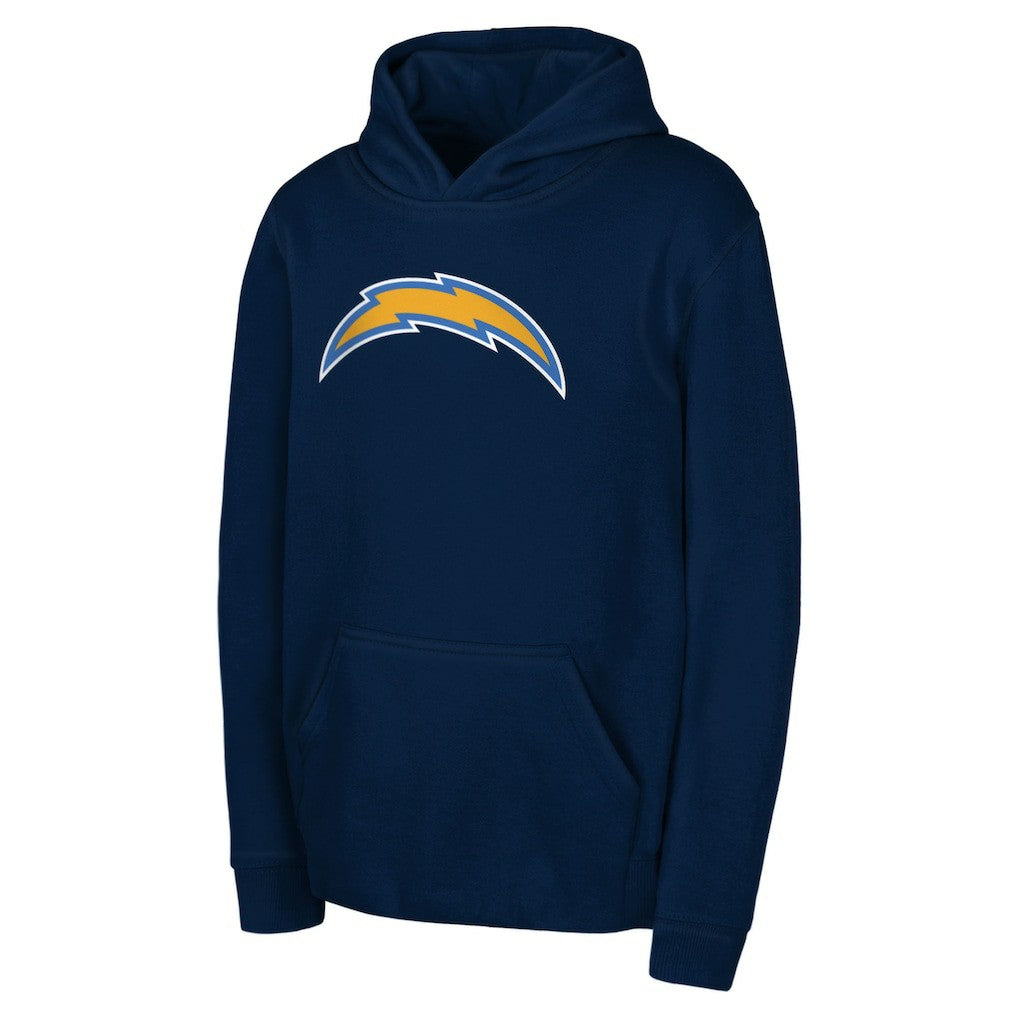 Los Angeles Chargers Youth Team Logo Pullover Hoodie - Navy Hoodies