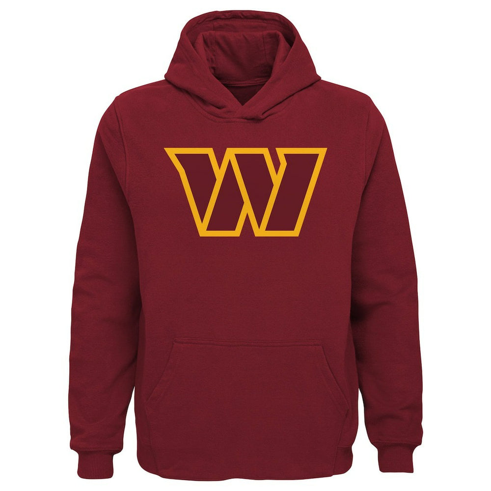 Washington Commanders Youth Team Logo Pullover Hoodie - Burgundy Hoodies