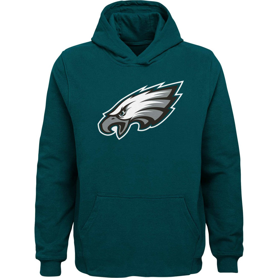 Philadelphia Eagles Youth Team Logo Pullover Hoodie - Green Hoodies