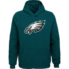 Philadelphia Eagles Youth Team Logo Pullover Hoodie - Green Hoodies