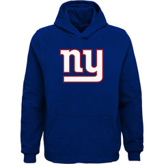 New York Giants Youth Team Logo Pullover Hoodie - Royal Hoodies
