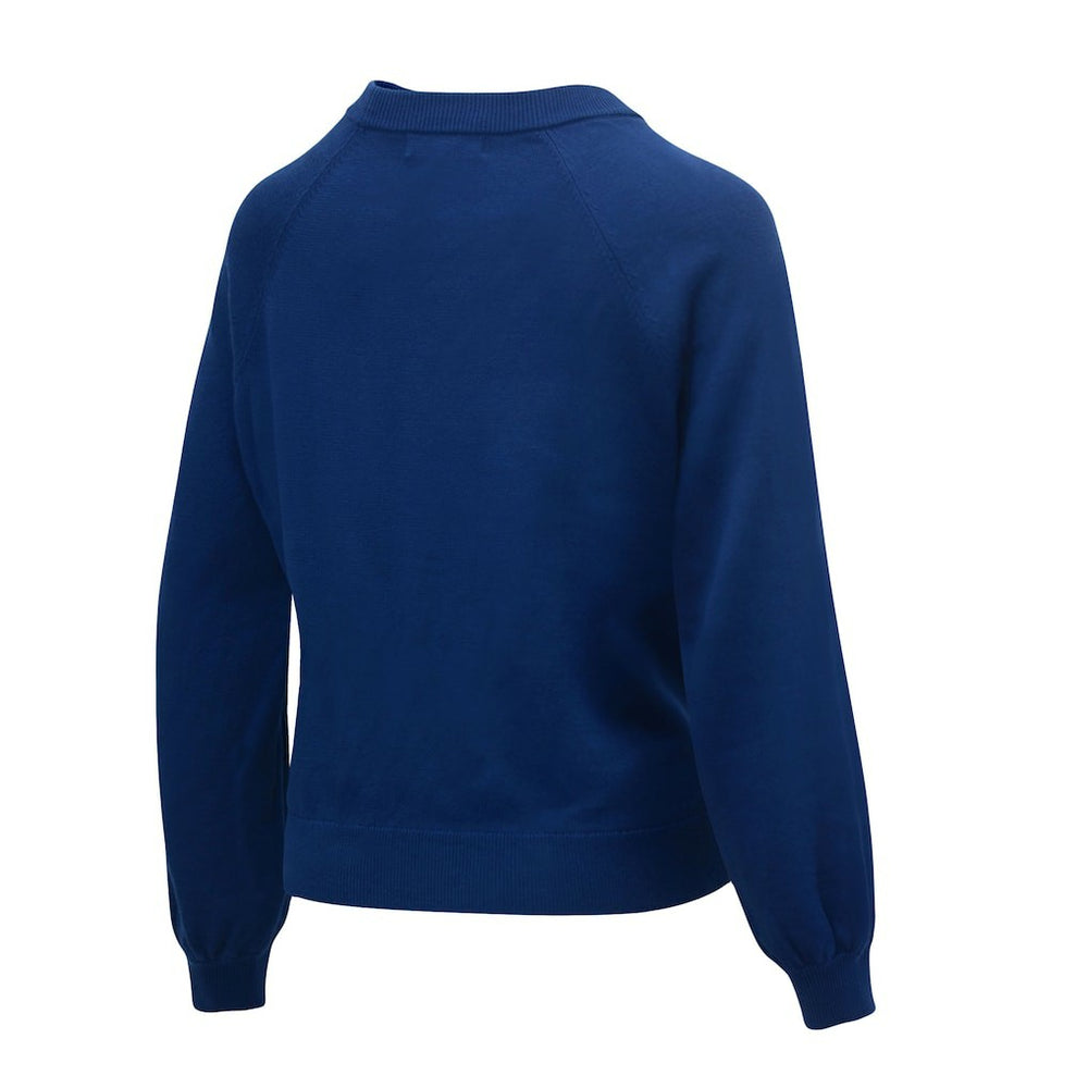 Dallas Cowboys Lauren James Women's Wordmark Star Raglan Pullover Sweater - Navy Pullover