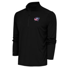 Columbus Blue Jackets Antigua Special Edition 2.0 Tribute Quarter-Zip Pullover Top - Black | US 5205574