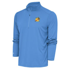 Florida Panthers Antigua Special Edition 2.0 Tribute Quarter-Zip Pullover Top - Light Blue | US 5205578